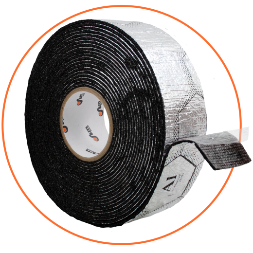 Лента ПЕНОФОЛ® BLACK самоклеящаяся