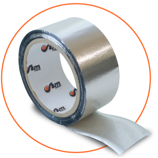 Лента алюминиевая монтажная самоклеящаяся ЛАМС